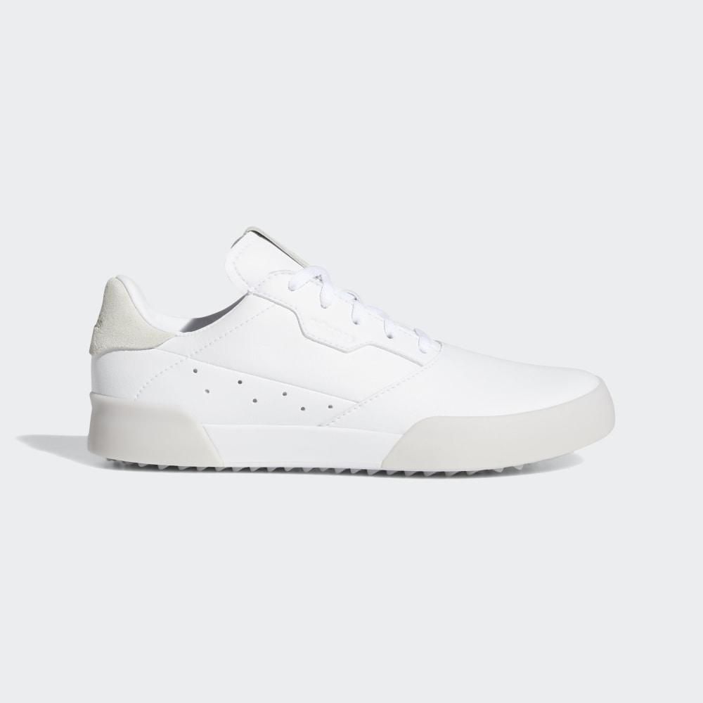 Pantofi Golf Adidas Adicross Retro Baieti Romania - Albi/Aurii Metal EG9143
